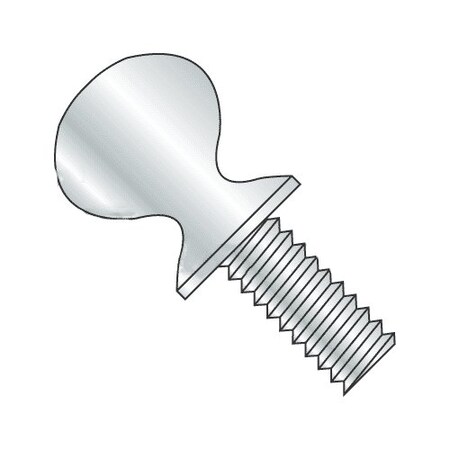 Newport Fasteners Thumb Screw, 1/4"-20 Thread Size, Spade, Zinc Plated Steel, 1-1/2 in Lg, 1000 PK 391112-1000